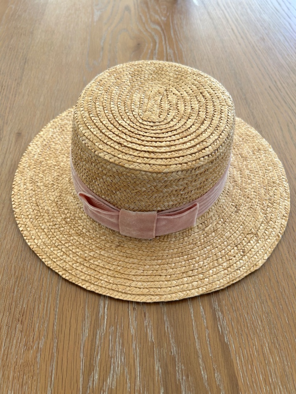 LACK OF COLOR - PINK VELOUR STRAW HAT - Picture 3 of 5